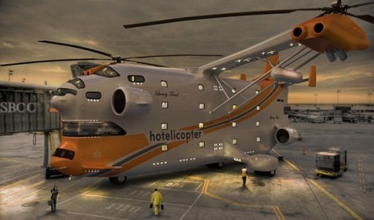 Первый в мире летающий отель - Hotelicopter