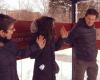 Автобусная остановка с подогревом