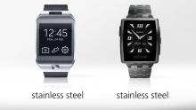 Часы Samsung Gear 2 против Pebble Steel Часы Samsung Gear 2 против Pebble Steel
