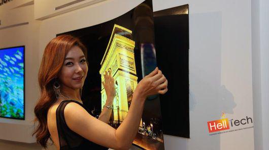 LG OLED-дисплей самый тонкий в мире LG OLED-дисплей самый тонкий в мире