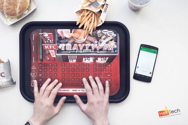 KFC спасает телефоны от жирных пятен на экране KFC спасает телефоны от жирных пятен на экране